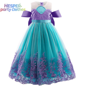 HESPER 2026 Nuevo Vestido de Princesa Sirena para Niñas, Conjunto de Disfraces de Halloween, Disfraces de Navidad para Niñas Pequeñas - Product Image 2