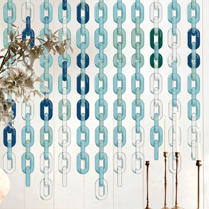 Chaîne en résine faite à la main, décoration décorative pour la maison, ornement suspendu, fournisseur en gros - Product Image 1