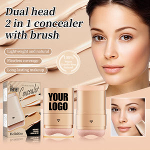 Correcteur de teint longue durée 2 en 1, crème mate, couvrance totale, fond de teint correcteur en stick avec pinceau - Product Image 4