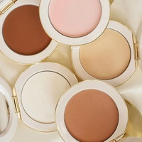 Poudre de maquillage matte OEM Vegan Fond de teint 2023 Contrôle de l'huile Poudre pressée de réglage de luxe imperméable de haute qualité