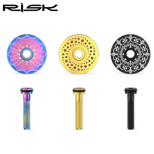 Rischio 28.6mm forcella anteriore coperchio superiore in acciaio ciotola verticale superiore con manico in lega di titanio parti di biciclette da strada da montagna - Product Image 2