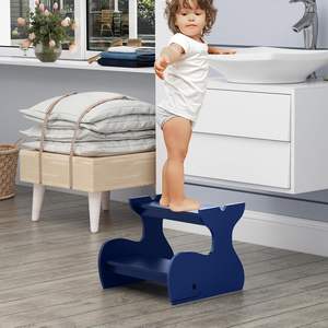Taburete de madera de dos pasos de granja moderna, accesorio de cama para niños pequeños - Product Image 6