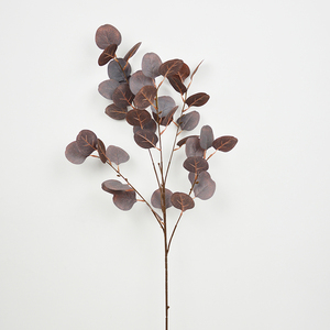 Plante artificielle décorative d'<span class=keywords><strong>eucalyptus</strong></span> avec feuilles en tissu vert et branches en plastique pour la décoration de la maison ou du mariage - Product Image 3