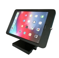 Étui antivol en métal pour bureau et mur avec support de sécurité et affichage rotatif noir pour iPad Pro 12,9 pouces