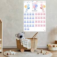 Geschlechts-Enthüllungs-Spielkarten für Babypartys & Geburtstagsfeiern - Junge/Mädchen Ratespiel Papier Indoor-Party-Dekoration