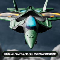 2023 nouveau 2.4g Brushless Motor Fighter Jet Intelligent avion volant télécommande Drone avec caméra haute définition 4k pour les enfants