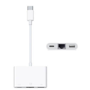 Estación de acoplamiento 3 en 1 <span class=keywords><strong>tipo</strong></span> <span class=keywords><strong>C</strong></span> a RJ45 USB PD HUB - Product Image 3