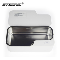 Nettoyeur à ultrasons domestique GTSONIC GT-X1 électrique portable numérique 40 kHz pour lunettes et bijoux, 450 ml, arrêt automatique en 5 minutes, 48 kHz