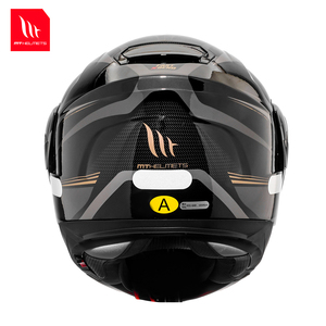 Casques de moto MTHELMETS ATOM SV Casque rabattable à double visière Design graphique Fermeture rapide Homologué ECE - Product Image 6