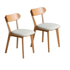 <span class=keywords><strong>Chaise</strong></span> et table en bois de chêne naturel de qualité M FAS, <span class=keywords><strong>chaise</strong></span> de salle à manger en bois, <span class=keywords><strong>2</strong></span> pièces - Product Image 1