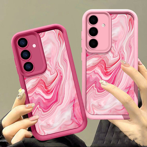 Custodia per Cellulare in TPU Antiurto con Stampa Effetto Marmo e Design a Scala per Samsung <span class=keywords><strong>Galaxy</strong></span> F23 <span class=keywords><strong>M23</strong></span> A71 A51 A36 A05 - Product Image 1