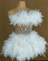 Jupe bouffante multi-couches en dentelle et strass à nouer à la taille, robe de soirée mignonne et élégante, jupe de scène