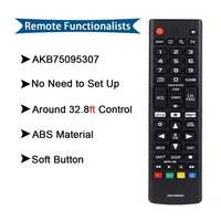 Control Remoto RCU AKB75095307 para Televisor LED Inteligente LG AKB74475401 AKB73975701 AGF76631042 LF5900 UF7350 Serie LCD