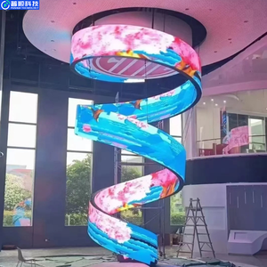 Pushunled Khả năng mở rộng <span class=keywords><strong>LED</strong></span> hiển thị linh hoạt p1.53 Video cho ngono trung tâm mua sắm <span class=keywords><strong>Led</strong></span> Ngoài Trời Màn hình quảng cáo <span class=keywords><strong>LED</strong></span> - Product Image 4