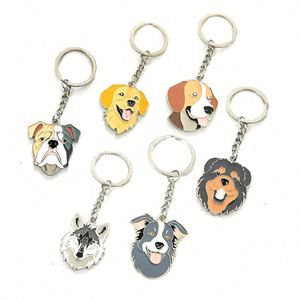 Porte-clés créatif en métal pour animaux de compagnie, petit cadeau pour les propriétaires de voitures, personnalisé, en stock, animal mignon - Product Image 2