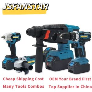 4in1 380nm 21v lithium sans fil impact <span class=keywords><strong>choc</strong></span> électrique couple 1/2 pistolet clé 2 batteries combo - Product Image 6