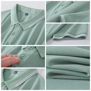 Футболка из 100% полиэстера, быстросохнущая мужская рубашка-поло с вышитым логотипом - Product Image 2