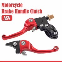Levier de frein et d'embrayage universel pour moto 22 mm CNC ASV anti-chute pliable, accessoires pour motocross, VTT, dirt bike, pit bike 7/8'' 22 mm