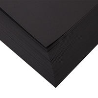 Carton noir écologique, papier cartonné noir