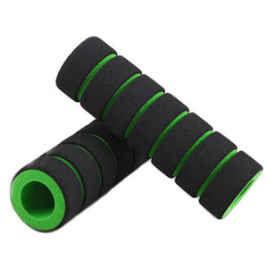 Empuñaduras de espuma para manillar de bicicleta, 22,2mm, antideslizantes, para bicicletas de carretera, ciclismo, negro, verde - Product Image 4