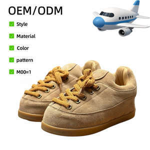 Zapatillas Deportivas Unisex con Cordones, Estilo Evergreen, Transpirables, de Gamuza Ligera, con Plataforma y Suela Gruesa, para Primavera - Product Image 1