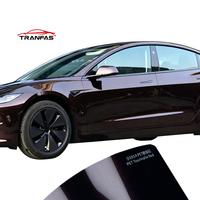 Vinilo Premium para Rotulación de Vehículos, Color Rojo Turmalina, Super Brillante, Cambio de Color, Protección UV/Infrarrojos, Grosor de 7mil, PET