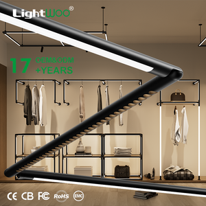 Système d'éclairage sur rail magnétique en aluminium ultra-mince 5MM, projecteur LED 24V pour bureau, lampe suspendue réglable - Product Image 1