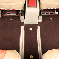Ensemble complet de tapis de voiture spécifiques à double couche en cuir, bobine de PVC, 5d, tapis de sol pour BYD