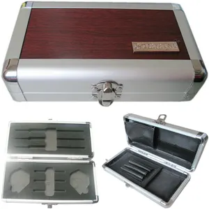 Алюминиевая коробка для дартс и внутренний чехол с кожаными мешками для дартс и блокировочной коробкой для Дартс