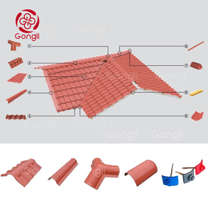 Tuiles de <span class=keywords><strong>toiture</strong></span> en bambou ondulé en PVC synthétique Asa coloré, feuilles de <span class=keywords><strong>toiture</strong></span> en <span class=keywords><strong>plastique</strong></span> - Product Image 4