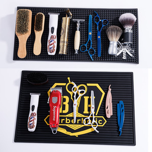 Bandeja de silicona Wanmei para herramientas de barbería, reutilizable, para tijeras, peines y accesorios de peluquería - Product Image 1