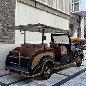 Legittima auto turistica retrò di lusso da 5-14 posti su strada, auto d'epoca d'epoca, auto di accoglienza VIP Club di fascia alta - Product Image 6