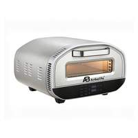 Horno Eléctrico para Pizza Anbolife, con Piedra para Hornear, 13 Pulgadas, Interior/Exterior, IPX4, Piedra Giratoria para Pizza, 90-430°C, 6 Modos de Cocción, de Sobremesa, OEM