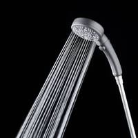Hot Seller Pommeau de douche à main multifonctionnel chromé à 9 modes avec bouton d'arrêt à une touche pour salle de bain
