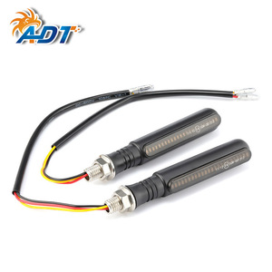 ไฟเลี้ยวรถจักรยานยนต์ ADT ไฟเลี้ยวแบบไหล ไฟเลี้ยวรถมอเตอร์ไซค์ 12V หลอดไฟ LED 12 ดวง - Product Image 1
