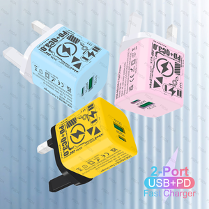 <span class=keywords><strong>Cargador</strong></span> de 45W con Enchufe UK PD25W+USB20W, Carga Rápida, Enchufe KR AU EU US, <span class=keywords><strong>Cargador</strong></span> Rápido USB-A PD para iPhone 17 16 Xiaomi Samsung S22 Macbook - Product Image 2