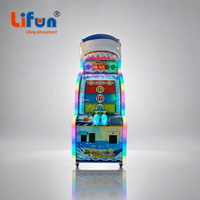 LIFUN Shark Wheel, machine de jeu d'arcade à monnayeur, jeu de roue à tickets à un joueur pour centre de divertissement familial