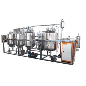 Machine économique de raffinage d'huile comestible/usine végétale de machines d'huile de cuisson/équipement de nettoyage d'huile de tournesol
