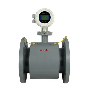 6 inch dn150 kỹ thuật số công nghiệp lỏng đo lưu lượng dầu không dây nước siêu âm thép không gỉ điện từ đo lưu lượng