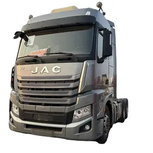 หัวรถบรรทุกมือสอง JAC 10ล้อ Jac รถแทรคเตอร์6X4รถบรรทุกหัวรถพ่วง