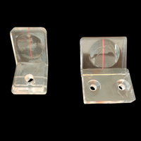 Lunettes grossissantes intégrées Règle à coupe transversale pour accessoires de scies à panneaux Pièces détachées |   Loupe pour une coupe sans erreur dans le travail du bois