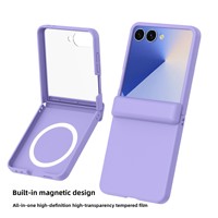 Casing ponsel desain Bisnis Samsung, sarung HP tahan guncangan TPU + PC desain bisnis untuk Samsung Galaxy Z Flip 7/6/5/4/3