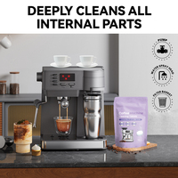 Tablettes nettoyantes écologiques Sinje pour machine à café, 5g/tablette, avec ingrédients de qualité alimentaire pour l'élimination des taches tenaces, usage commercial