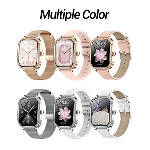 Mode femmes montre BT appel santé Fitness Tracker Sport carré dames montre or Rose luxe dames montres intelligentes <span class=keywords><strong>MK88</strong></span> - Product Image 6