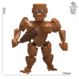 NUOVO Set di 164 Pezzi PVC Cappuccino <span class=keywords><strong>Ninja</strong></span> TungTungTung Sahur Puzzle Tralalelo Tralala, Blocchi da Costruzione per Bambini - Product Image 4