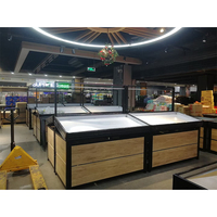 Tegen De Muur Fruit Rekken Met Grote Capaciteit Groente Fruit Plank Groente Rack Voor Supermarkt