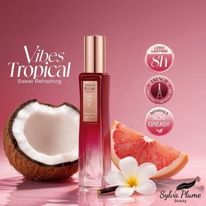 Tropical Vibes <strong>Coconut</strong> Rose <strong>Perfume</strong> Natural Luxurious Long Lasting Women's Fragrance French Oil Scent Sweet Refreshing Mist 15ml - Product Image 1