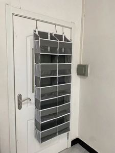 Organizador para Colgar Sobre la Puerta con 10 Bolsillos Grandes Delanteros y 10 Laterales, Organizador Colgante para Puerta de Armario para Dormitorio, Guardería o Almacenamiento de Artículos de Bebé - Product Image 5
