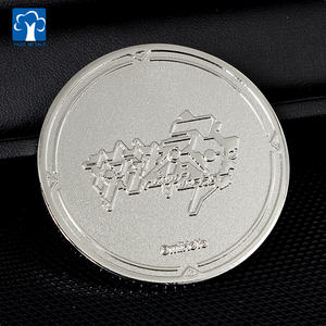 デザインスタンプスターリング999シルバーブランクシャイニー無料サンプルピュアシルバー両面コインゴールデンお土産トレーディングコインスタンプ - Product Image 4