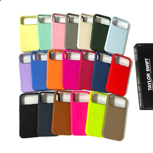 Funda Magnética de Silicona para <span class=keywords><strong>iPhone</strong></span> 18 17 16 15 <span class=keywords><strong>14</strong></span> <span class=keywords><strong>Pro</strong></span> Max, Diseño de Ondas, Tacto Suave, Protección Total - Product Image 5